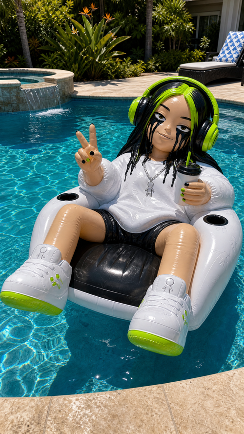 billie ellish floaties